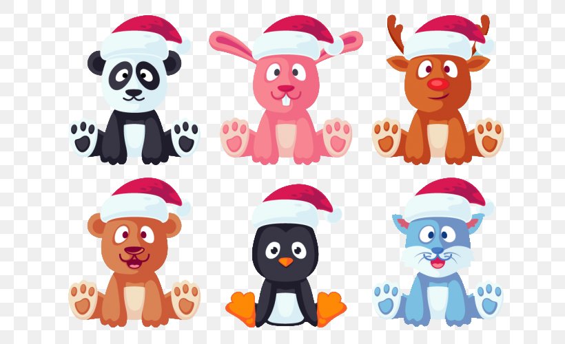 Christmas Fun Meng Animal, PNG, 750x500px, Santa Claus, Art, Cartoon, Character, Child Download Free