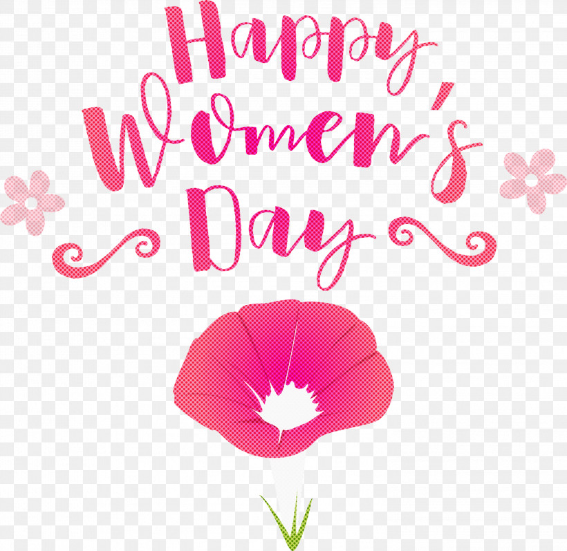 Happy Womens Day Womens Day, PNG, 2999x2917px, Happy Womens Day, Biology, Cut Flowers, Flower, Meter Download Free