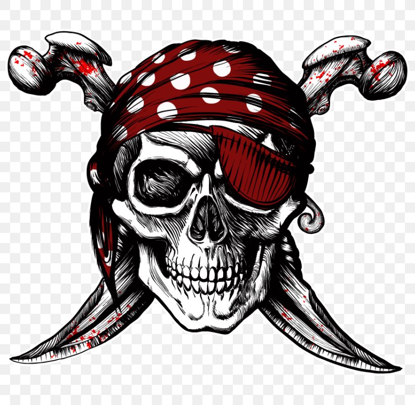 Jolly Roger Tattoo Piracy Human Skull Symbolism, PNG, 800x800px, Jolly Roger, Bone, Cholo, Decal, Fictional Character Download Free