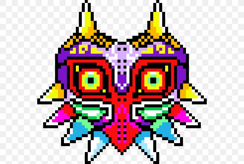 The Legend Of Zelda: Majora's Mask Link Minecraft Ganon Video Games, PNG, 570x550px, Link, Art, Bead, Crossstitch, Drawing Download Free