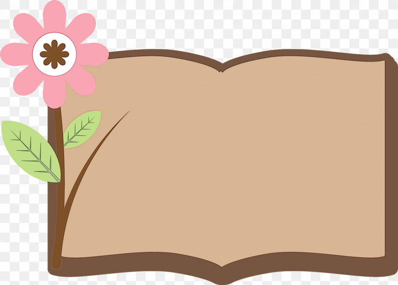 Cartoon Flower Petal Meter Biology, PNG, 3000x2154px, Flower Frame, Biology, Book Frame, Cartoon, Flower Download Free