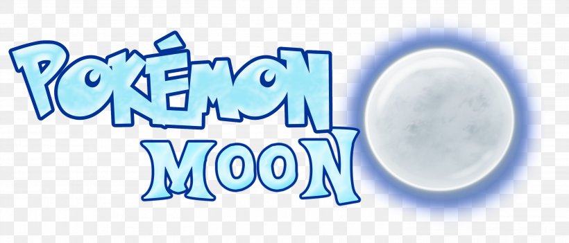 Pokémon Sun And Moon Logo Pokémon GO Pokémon Diamond And Pearl, PNG, 2915x1250px, Logo, Area, Blue, Brand, Moon Download Free