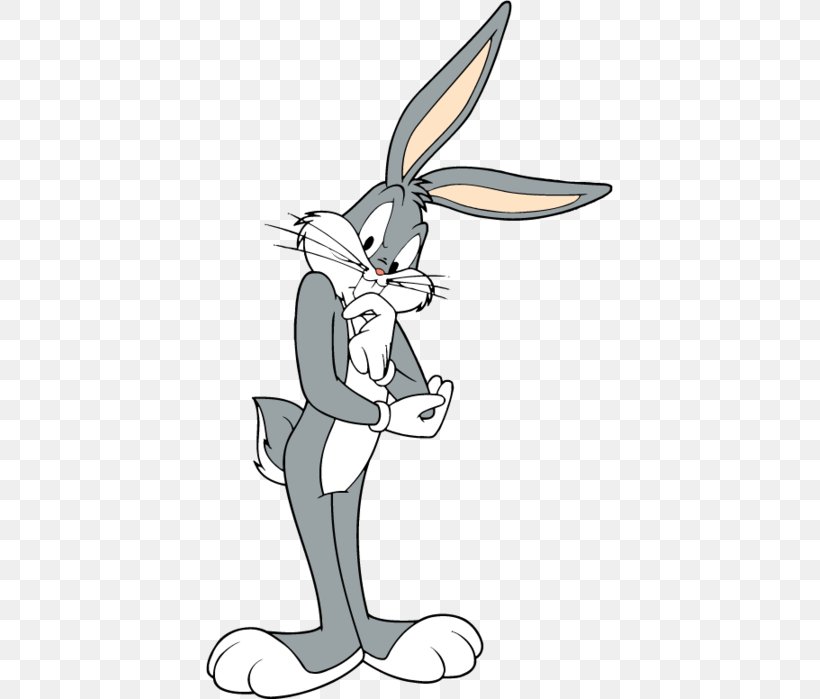 Bugs Bunny Elmer Fudd Daffy Duck Tasmanian Devil Looney Tunes, PNG, 407x699px, Bugs Bunny, Art, Artwork, Black And White, Bugs Bunny Show Download Free