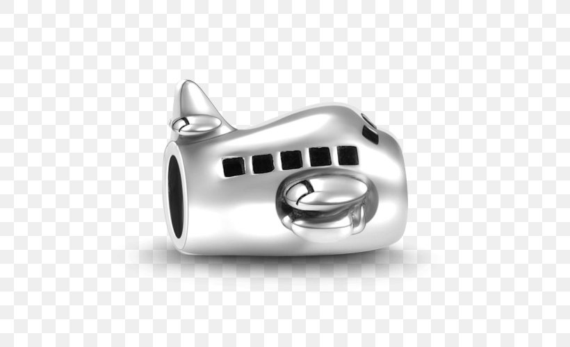 Charm Bracelet Earring Silver Pandora, PNG, 500x500px, Charm Bracelet, Airplane, Automotive Design, Automotive Exterior, Bead Download Free