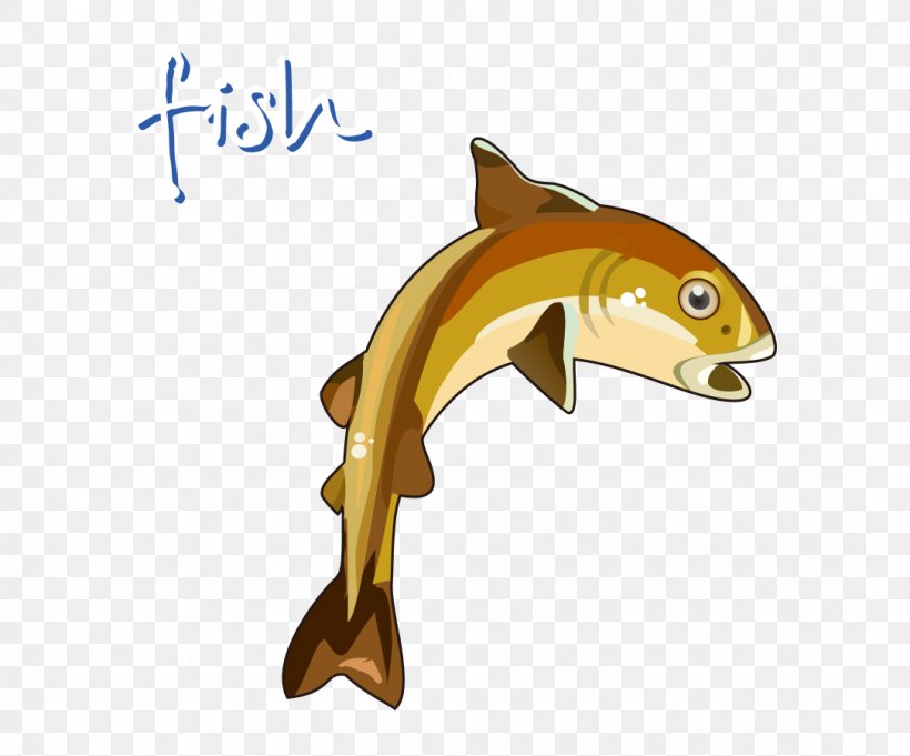 Fish Dolphin Clip Art, PNG, 1086x902px, Fish, Brown, Carnivoran, Cartoon, Dog Like Mammal Download Free