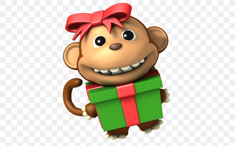 Chimpanzee Christmas Wikia, PNG, 512x512px, Chimpanzee, Animation, Cartoon, Christmas, Christmas Ornament Download Free