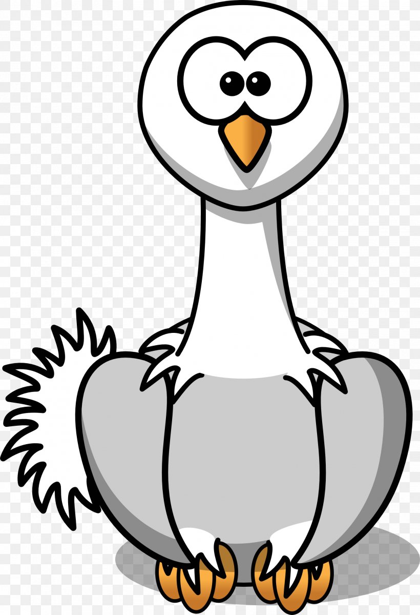 Common Ostrich Bird Cartoon Clip Art, PNG, 1979x2895px, Common Ostrich, Animation, Artwork, Beak, Bird Download Free
