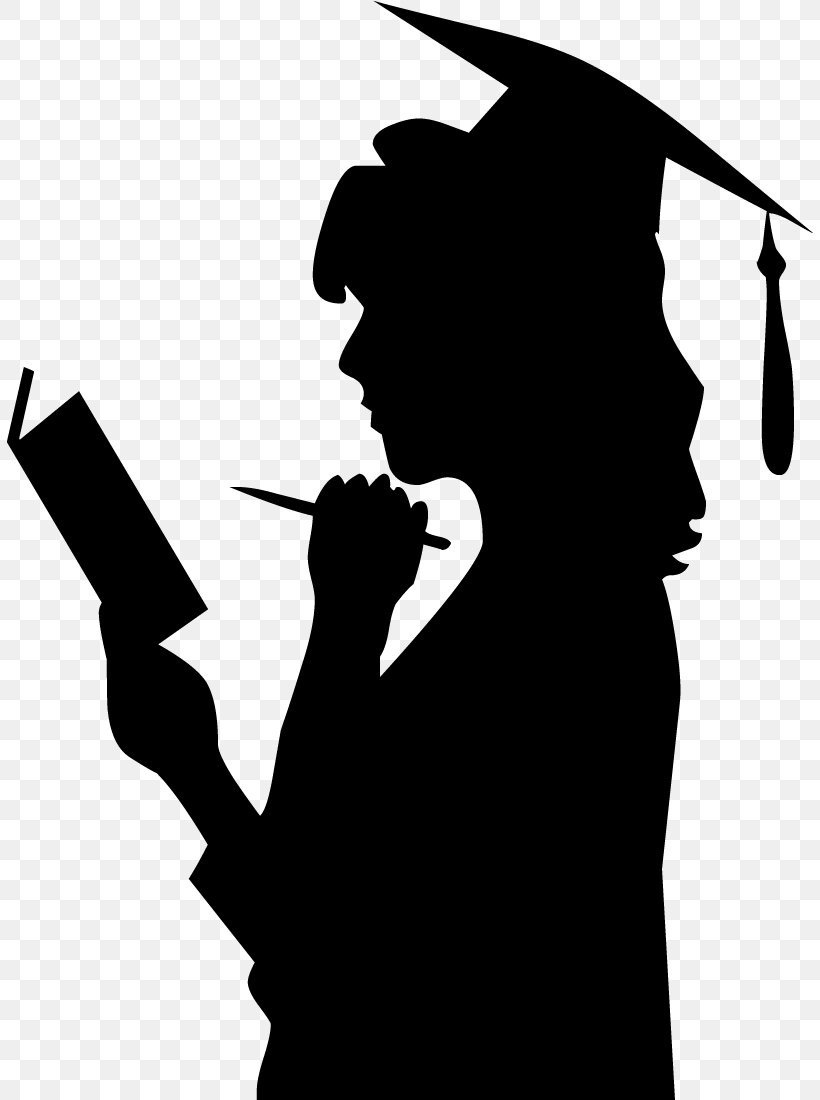 Graduation Ceremony Square Academic Cap Woman Clip Art, PNG, 806x1100px, Graduation Ceremony, Academic Degree, Academic Dress, Black And White, Egresado Download Free