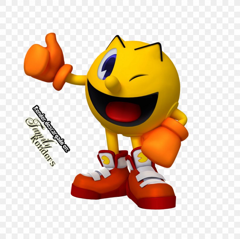 Super Smash Bros. For Nintendo 3DS And Wii U Pac-Man 2: The New Adventures Super Smash Bros. Brawl Ms. Pac-Man, PNG, 1600x1600px, Pacman, Arcade Game, Bandai Namco Entertainment, Cartoon, Figurine Download Free
