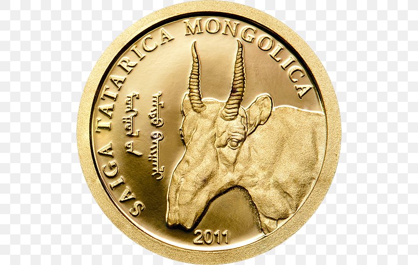 Mongolia Antelope Roman Imperial Coinage Gold, PNG, 520x520px, Mongolia, Antelope, Coin, Currency, Gold Download Free
