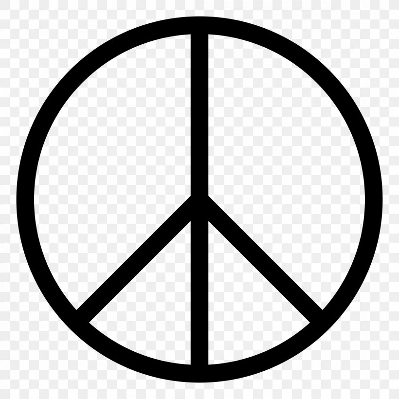 Peace Symbols Clip Art, PNG, 2400x2400px, Peace Symbols, Area, Black And White, Gerald Holtom, Line Art Download Free