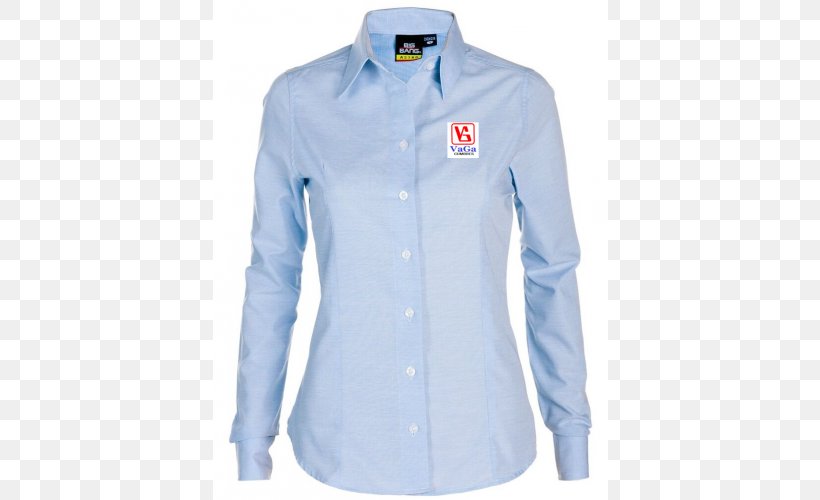 Blouse T-shirt Dress Shirt Cotton, PNG, 500x500px, Blouse, Blue, Button, Clothing, Collar Download Free