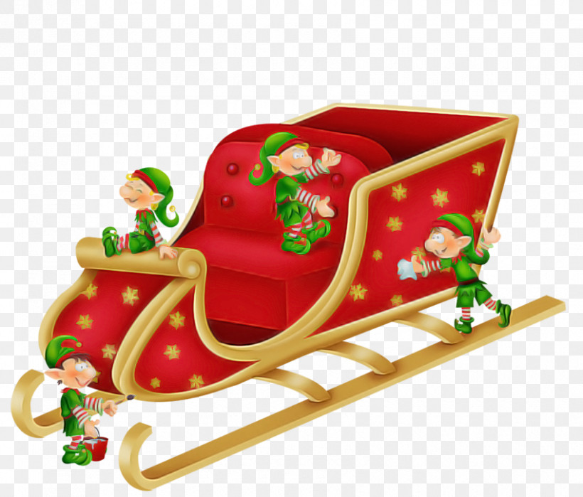 Santa Claus, PNG, 850x725px, Sled, Christmas Decoration, Santa Claus, Vehicle Download Free