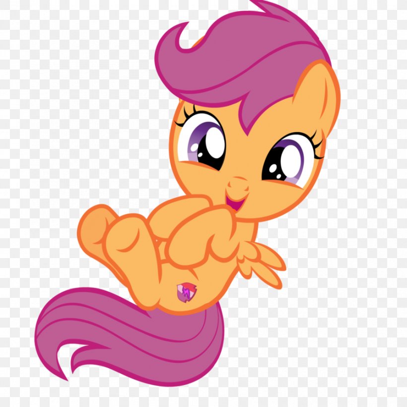 Scootaloo Rainbow Dash Applejack Pony Cutie Mark Crusaders, PNG, 894x894px, Watercolor, Cartoon, Flower, Frame, Heart Download Free