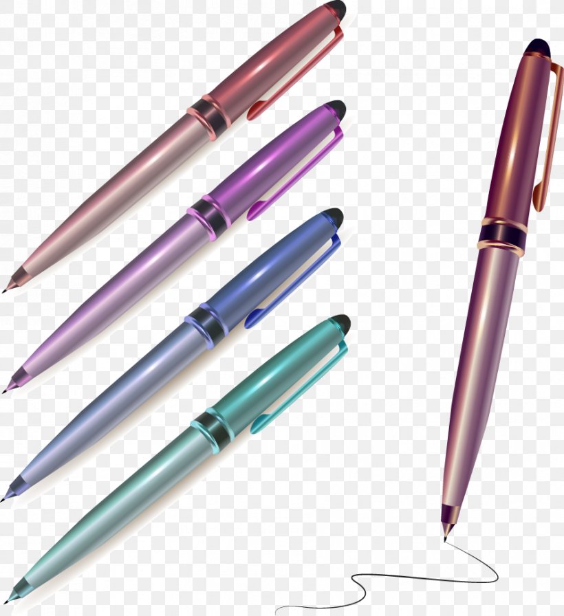 Ballpoint Pen Euclidean Vector Writing, PNG, 888x971px, Ballpoint Pen, Ball Pen, Gratis, Office Supplies, Pen Download Free