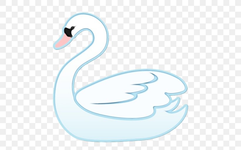 Emoji Symbols, PNG, 512x512px, Swans, Beak, Bird, Black Swan, Character Download Free