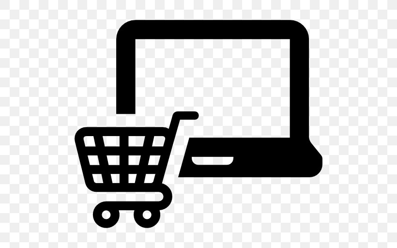 Online Shopping E-commerce Retail, PNG, 512x512px, Online Shopping, Area, Black And White, Business, Ecommerce Download Free