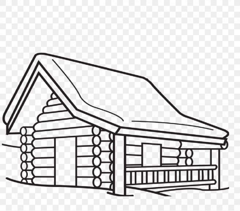 Log Cabin Coloring Book Drawing Cottage, PNG, 1208x1063px, Log Cabin, Adult, Area, Artwork, Black And White Download Free