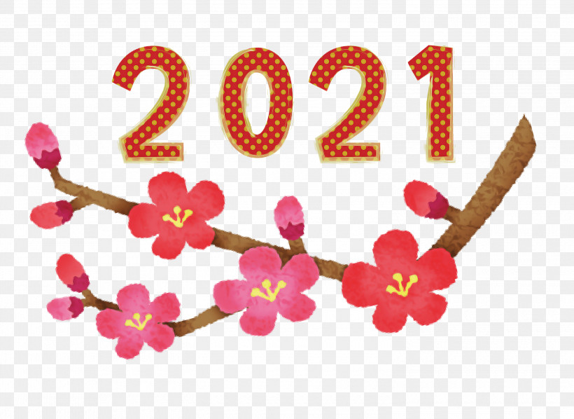 2021 Happy New Year 2021 New Year, PNG, 3000x2190px, 2021 Happy New Year, 2021 New Year, Flower, Meter, Petal Download Free
