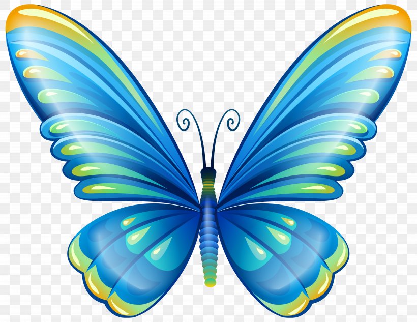 Butterfly Clip Art, PNG, 7679x5932px, Butterfly, Art, Blog, Blue, Brush Footed Butterfly Download Free