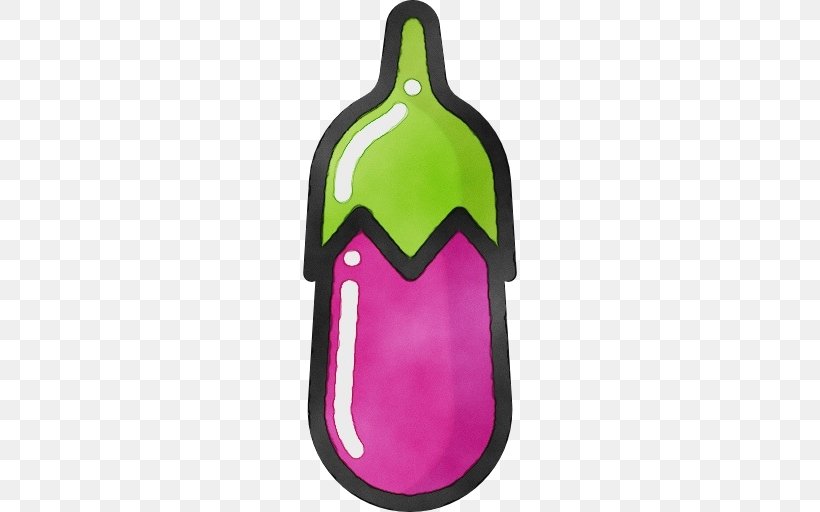 Green Eggplant Bottle Plastic, PNG, 512x512px, Watercolor, Bottle, Eggplant, Green, Paint Download Free