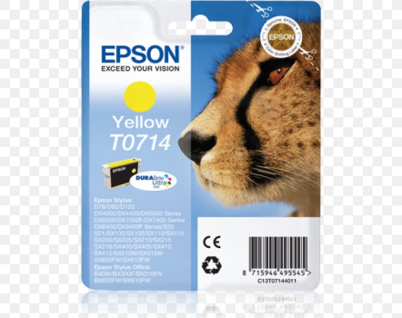 Ink Cartridge Epson Compatible Ink Printing, PNG, 650x650px, Ink Cartridge, Brand, Cat Like Mammal, Cmyk Color Model, Color Download Free