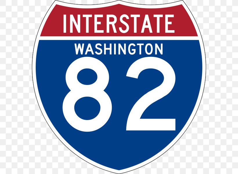 Interstate 82 Interstate 95 Interstate 84 Interstate 10 Interstate 81, PNG, 600x600px, Interstate 82, Area, Brand, Highway, Interstate 10 Download Free