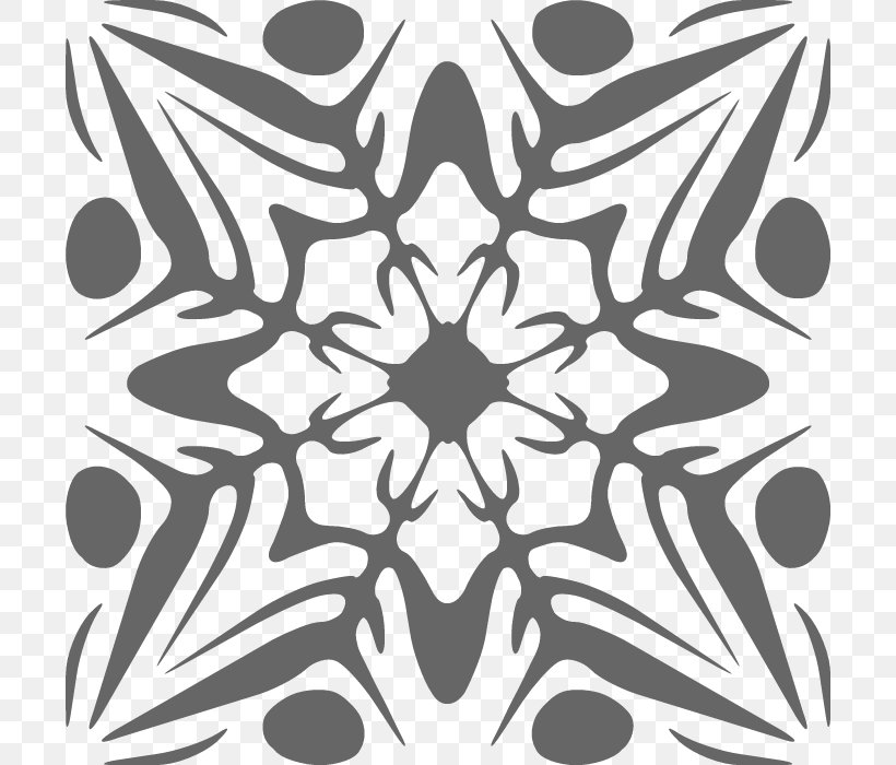 Kaleidoscope Art Design Free For Commercial Us, PNG, 700x700px, Black And White, Black, Cartoon, Depositphotos, Monochrome Download Free