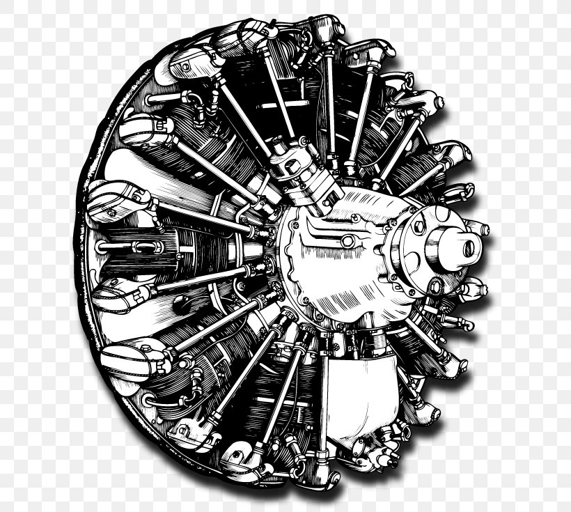 Vedeneyev M14P Aircraft Engine Aerobatics Wheel, PNG, 640x735px, Engine, Aerobatics, Aircraft Engine, Auto Part, Black And White Download Free