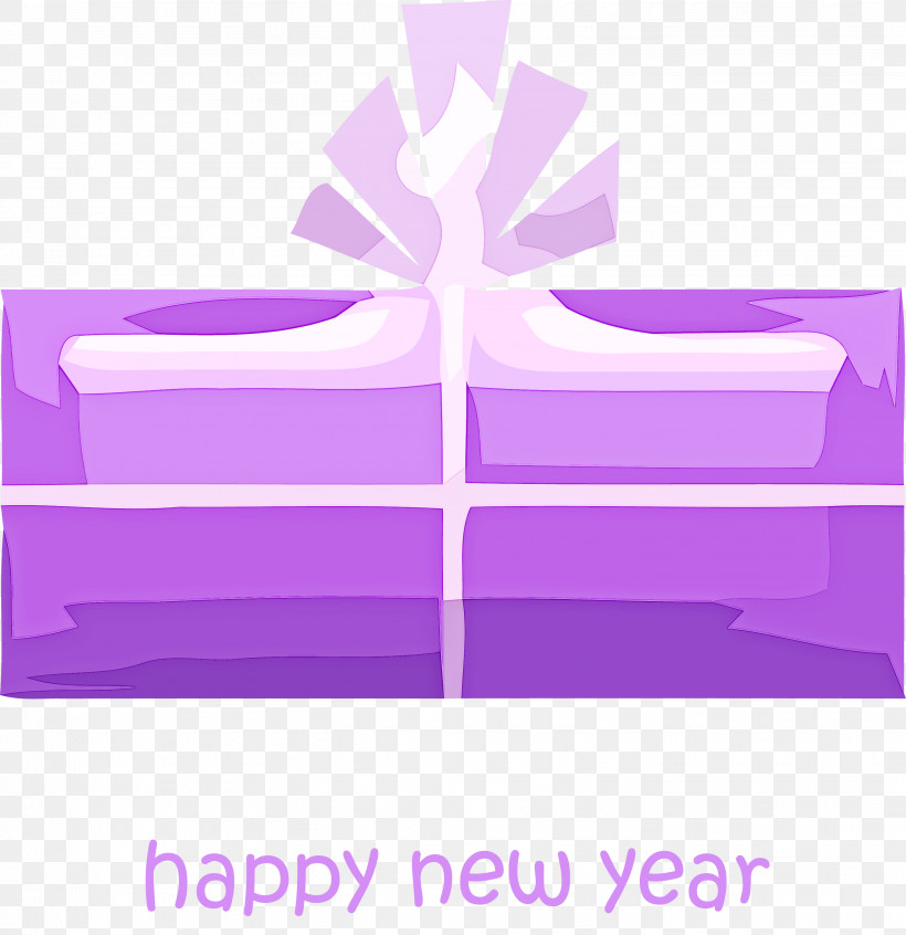 Happy New Year Gift New Year Gifts Presents, PNG, 2906x3000px, Happy New Year Gift, Lilac, Logo, New Year Gifts, Presents Download Free