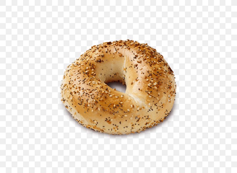 Montreal-style Bagel Bakery Breakfast Everything Bagel, PNG, 600x600px, Bagel, Baked Goods, Bakery, Bread, Breakfast Download Free