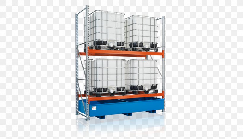Pallet Racking Palettenregal Hylla Secondary Spill Containment, PNG, 980x560px, Pallet, Cylinder, Hylla, Information, Machine Download Free