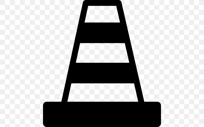 Traffic Cone Road, PNG, 512x512px, Traffic Cone, Black, Black And White, Cone, Monochrome Download Free