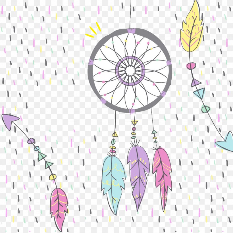 Dreamcatcher, PNG, 1024x1024px, Dreamcatcher, Drawing, Dream, Feather, Petal Download Free