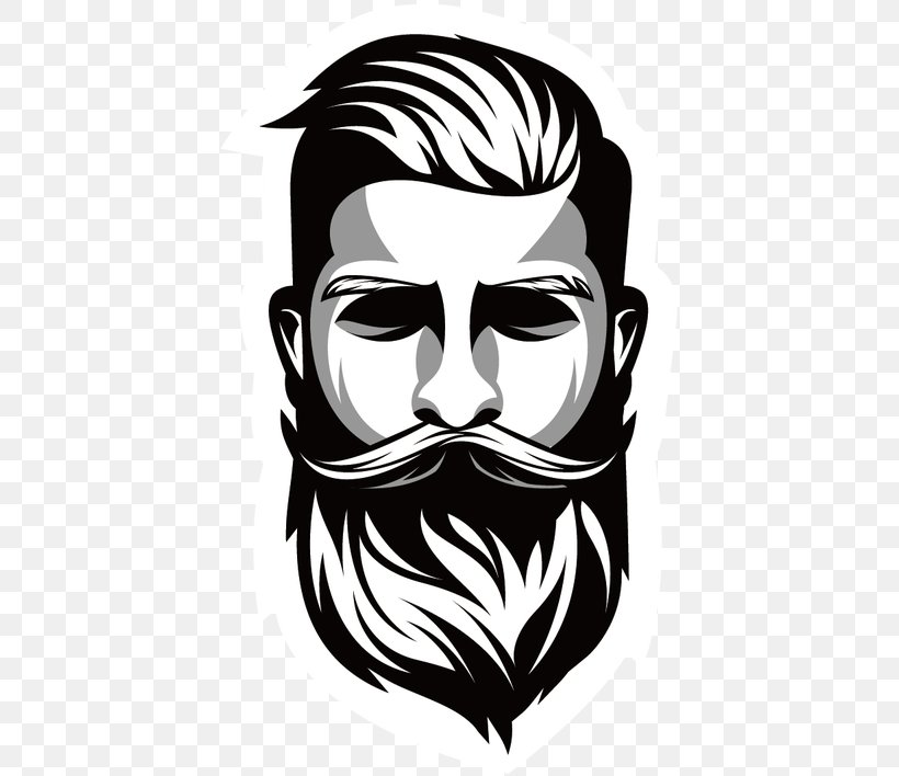 Face Facial Hair Head Beard Black-and-white, PNG, 423x708px, Face, Beard, Blackandwhite, Facial Hair, Fictional Character Download Free