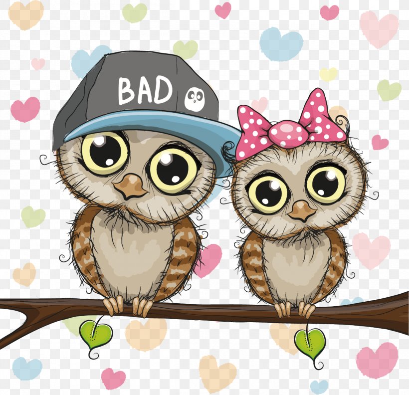 Owls In The Family Cartoon Illustration, PNG, 1201x1161px, Owl, Beak, Bird,  Bird Of Prey, Cartoon Download