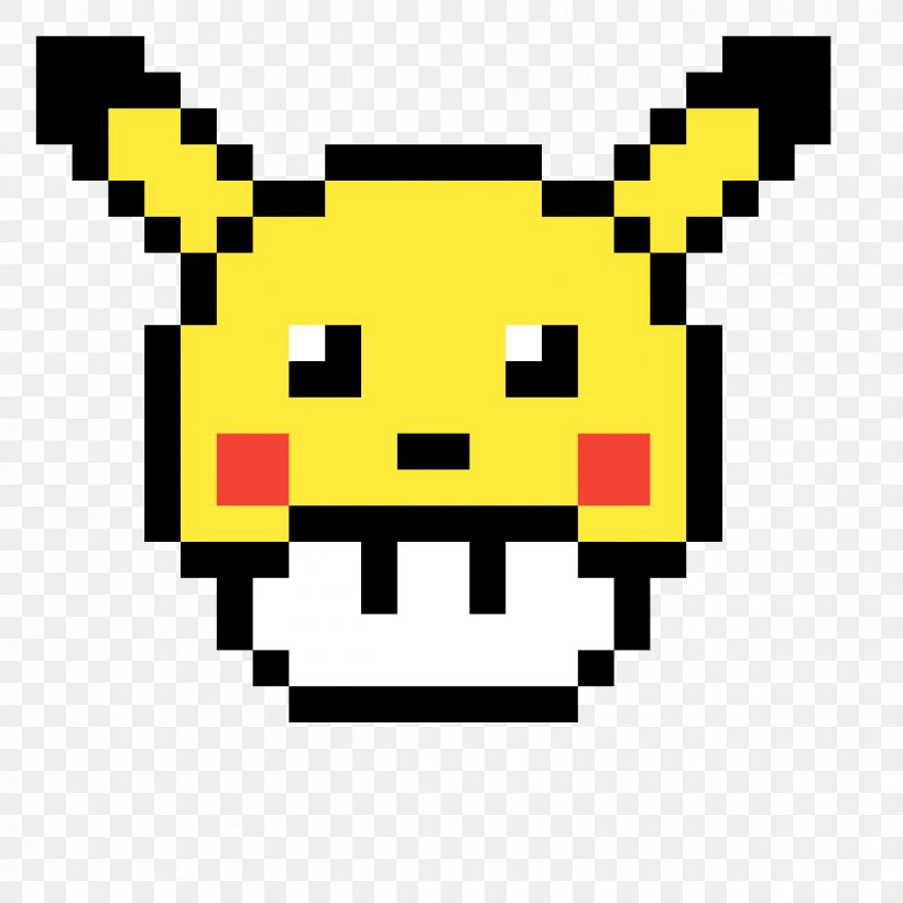 Pikachu Pixel Art Mario Pokémon Drawing Png 1200x1200px