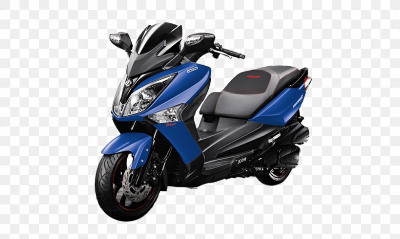 Scooter SYM Motors Motorcycle Moped Piaggio, PNG, 1000x600px, Scooter, Automotive Exterior, Car, Electric Blue, Kr Motors Download Free