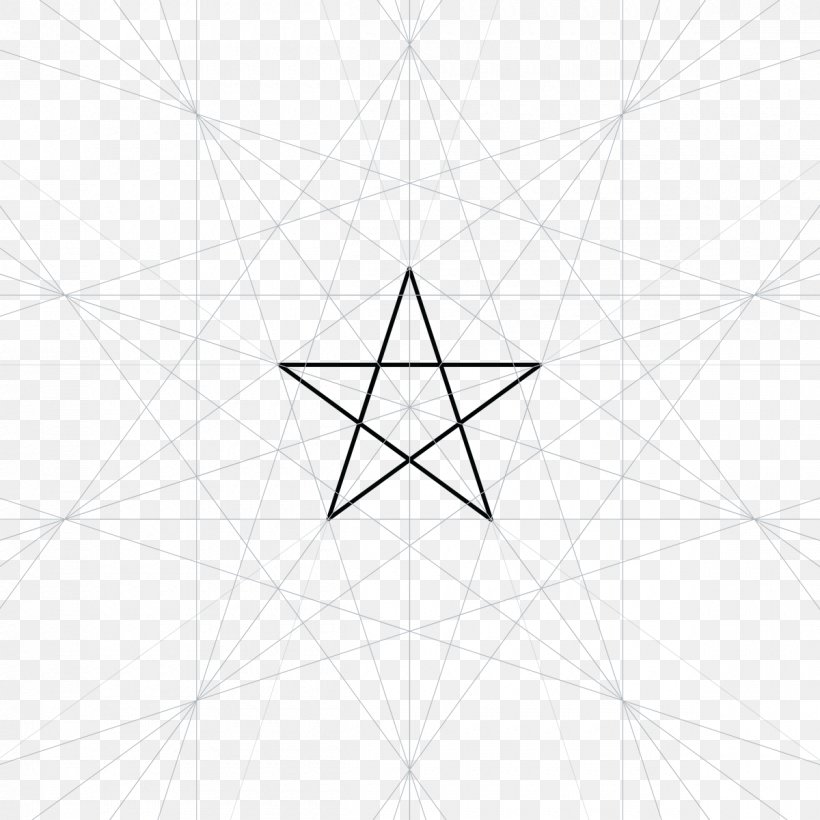 Pentagram Five-pointed Star Star Polygon Circle, PNG, 1200x1200px, Pentagram, Area, Black, Black And White, Drawing Download Free