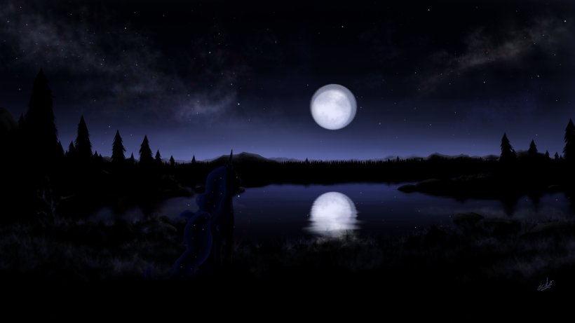Princess Luna Claimed Moons Of Earth Claimed Moons Of Earth Sky, PNG, 1920x1080px, Princess Luna, Astronomical Object, Atmosphere, Biome, Blue Moon Download Free