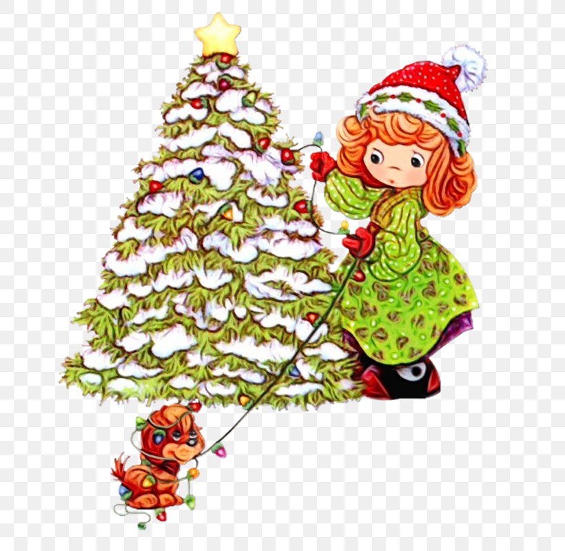 Christmas Tree Watercolor, PNG, 689x800px, Watercolor, Animation, Child, Childrens Music, Christmas Download Free