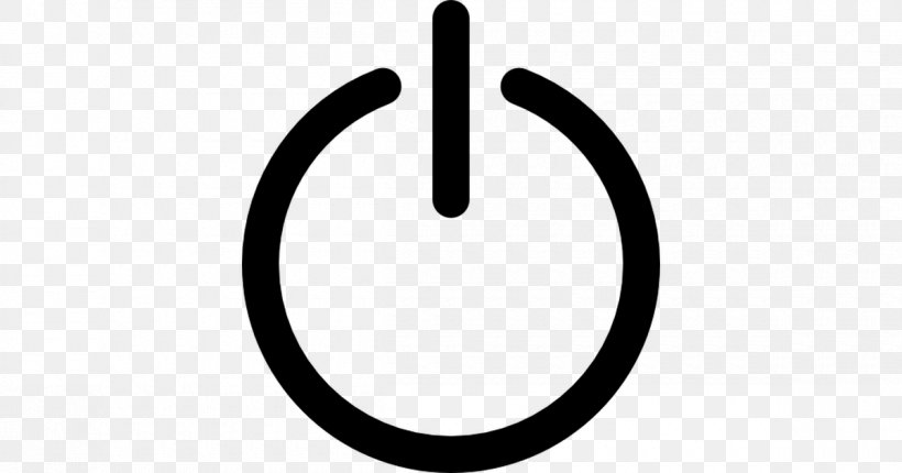 Power Symbol Button, PNG, 1200x630px, Symbol, Area, Black And White, Button, Digital Data Download Free