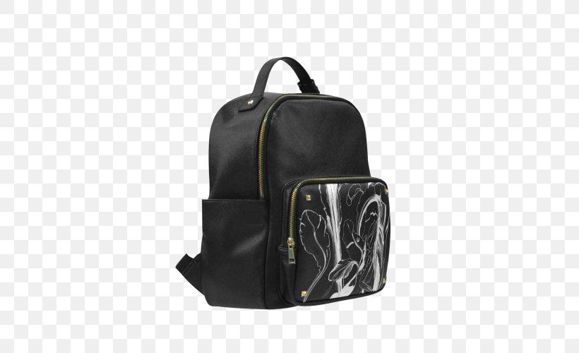 Backpack Handbag Baggage T-shirt, PNG, 500x500px, Backpack, Bag, Baggage, Black, Calfskin Download Free