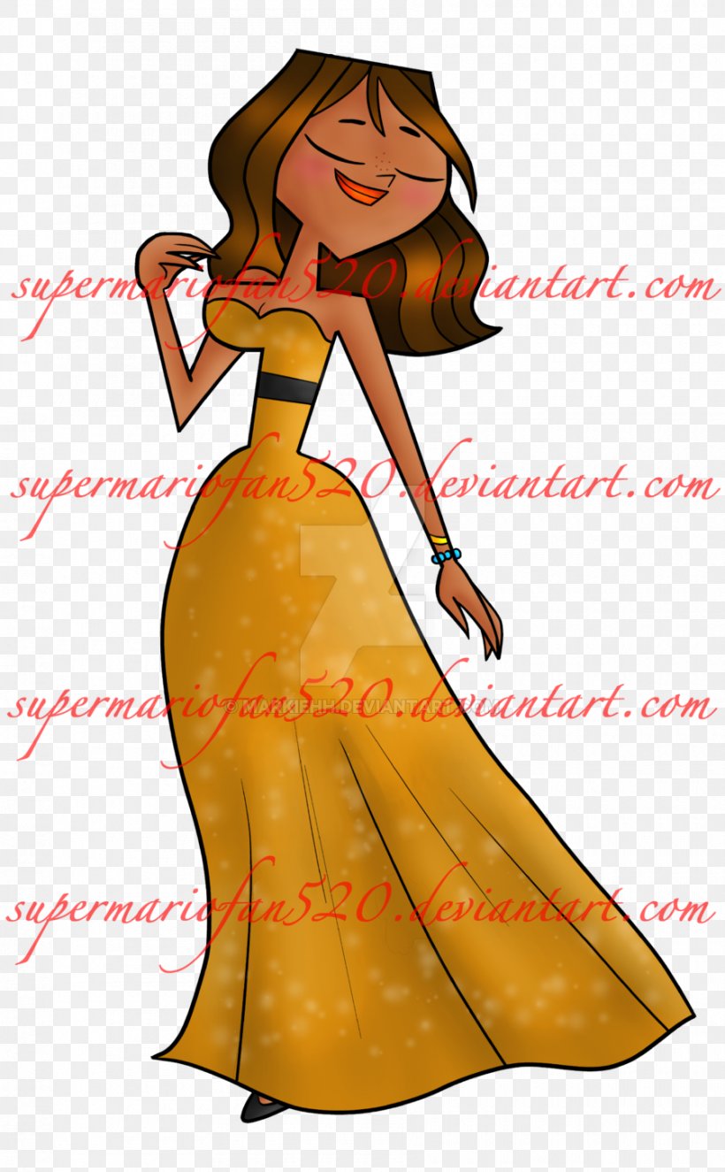 Duncan Total Drama Island Dress Gown DeviantArt, PNG, 900x1455px, Watercolor, Cartoon, Flower, Frame, Heart Download Free