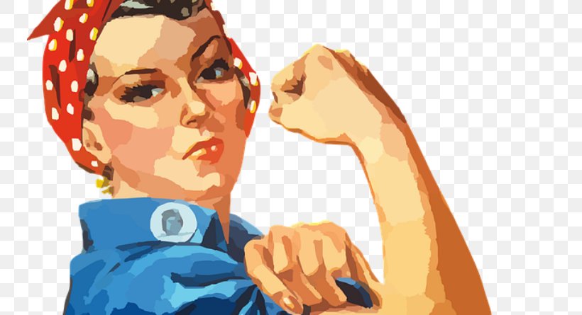 We Can Do It! Rosie The Riveter Woman Clip Art, PNG, 744x445px, We Can Do It, Art, Business, Fictional Character, Finger Download Free