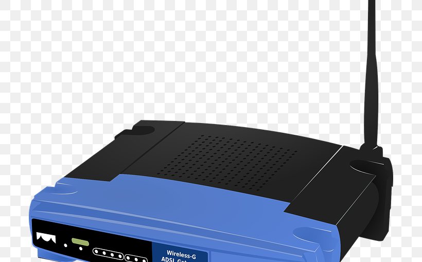Wireless Router Linksys DSL Modem Wi-Fi, PNG, 708x509px, Router, Computer, Computer Network, Digital Subscriber Line, Dsl Modem Download Free