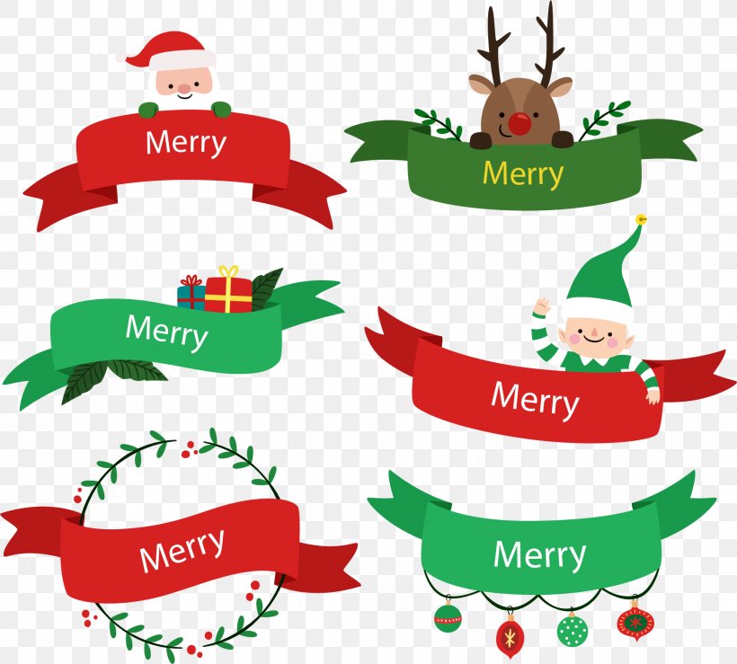 Banner Christmas Tree Clip Art Design, PNG, 1863x1680px, Banner, Christmas, Christmas Day, Christmas Decoration, Christmas Eve Download Free