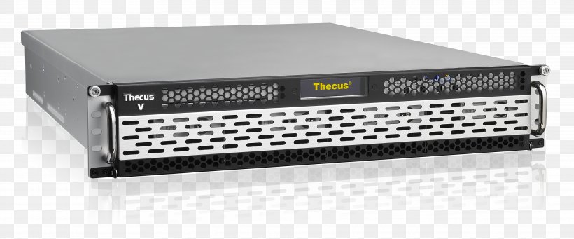 Disk Array Computer Cases & Housings Network Storage Systems Thecus Technology N12910SAS, PNG, 3644x1518px, 19inch Rack, Disk Array, Audio Receiver, Computer, Computer Accessory Download Free