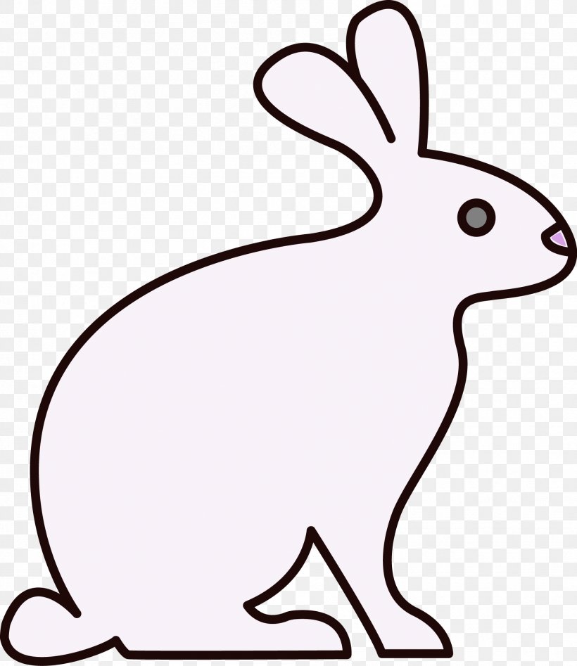 Domestic Rabbit Hare Whiskers Clip Art, PNG, 1902x2198px, Domestic Rabbit, Animal, Animal Figure, Black And White, Fauna Download Free
