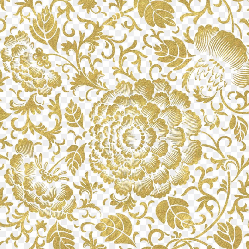 Paper Gold, PNG, 1100x1100px, Flower, Computer Graphics, Designer, Gold, Texture Download Free